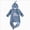 C158-Blue, variant on 0-3 Months Newborn Preemie Sleep & Play One-Piece Bodysuit Little Baby Girl Boy Fall Outfits Dot Mitten Cuffs Long Sleeve Jumpsuit Romper Blue Rompers Baby Gift