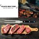 thumbnail image 1 of Tenedor para trinchar, tenedores para carne, tenedores de acero inoxidable de 10 pulgadas de largo para barbacoa, barbacoa, servir, cocinar, asar a la parrilla, asar (2, 10 pulgadas) brillar Electrónica, 1 of 6