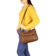 thumbnail image 2 of VOLGANIK ROCK Bolsos para mujer, bolso de hombro de piel sintética suave, bolso cruzado para mujer, bolso de bolsillo ligero, 2 of 5