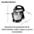 thumbnail image 2 of Batidora de Pedestal Hamilton Beach 64640 Negro/Plata 290W, 2 of 5