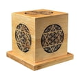 thumbnail image 3 of Incensario Caja Porta Incienso Soporte Madera Ornamento con Diseño y Función Multifuncional Adecuado para Regalo de Inauguración Decoración, 3 of 8