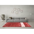 thumbnail image 3 of Ahgly Company Indoor Rectangle Abstract Red Contemporary Area Rugs, 7' x 9', 3 of 4