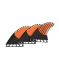 thumbnail image 1 of Surfboard Fin For Board Accessories Orange/Blue Carbon Fiber 3 Pcs/set Honeycomb Quick Release Slide In Fin For Inflatable Paddleboard, 1 of 5