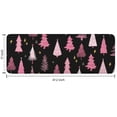 thumbnail image 7 of Black and Pink Christmas Tree Pattern Kitchen Rug Mat,Kitchen Runner Rugs Non Skid Washable,Decorative Kitchen Floor Mats for Kitchen,Sink,Laundry,17"x47.2", 7 of 7