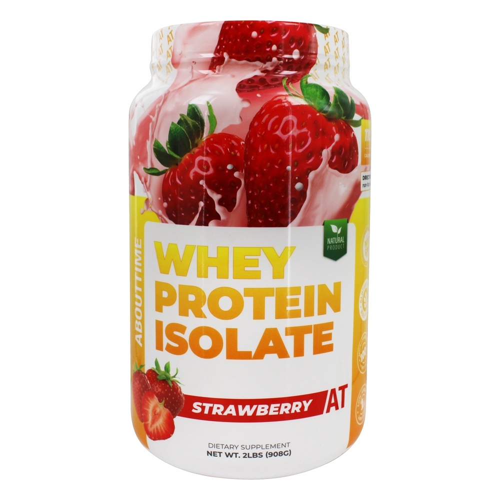 About Time Whey Protein Isolate Strawberry 2 lbs.
