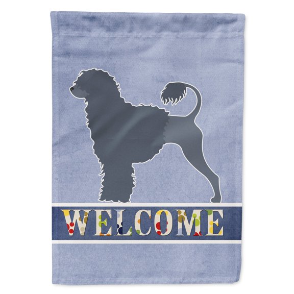 Carolines Treasures BB5572GF Portuguese Water Dog Welcome Flag Garden Size  Small multicolor