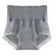 thumbnail image 1 of Gibobby Tangas de mujer sexy Ropa interior ajustada de cintura alta para mujer Ropa interior cómoda con borde de encaje sexy para mujeres en otoño e invierno(Gris,XL), 1 of 3