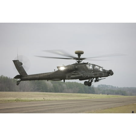 Garden Ridge Pottery Conroe Texas An AH-64 Apache helicopter in midair Conroe Texas Canvas Art - Terry MooreStocktrek Images (35 x 23) ()