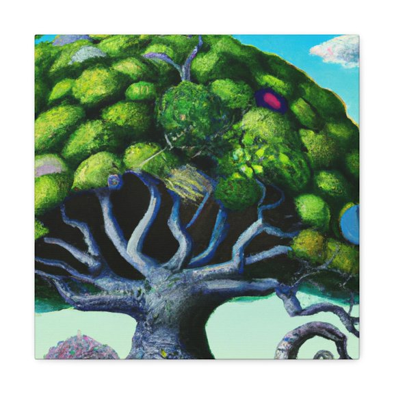 Eternal Elm Embrance - Canvas