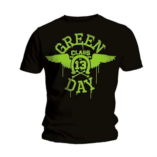 Green Day Unisex T-Shirt Neon Black (Small)