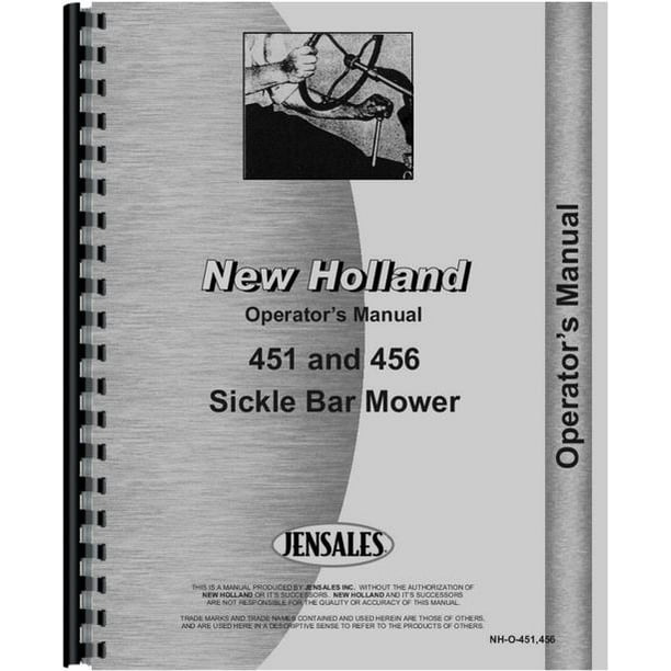 New Holland 451 Sickle Bar Mower Operators Manual - Walmart.com