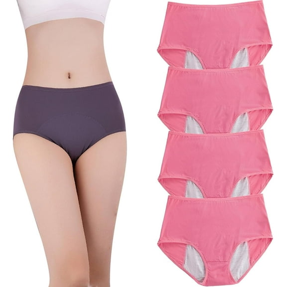 Leakproof Ladies Underwear,Incontinence Underwear for Women,Leak Proof Panties for Women Over 603XL