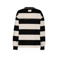 thumbnail image 6 of Hoodless Sweatshirt Women's Fashionable Loose Fitting Casual Color Blocking Stripe Round Neck Long Sleeved Top Pullover Sweatshirt, 6 of 7