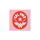 thumbnail image 1 of Wonder Woman Girl Power Print, 30x30cm, Red/Pink/White, 1 of 1