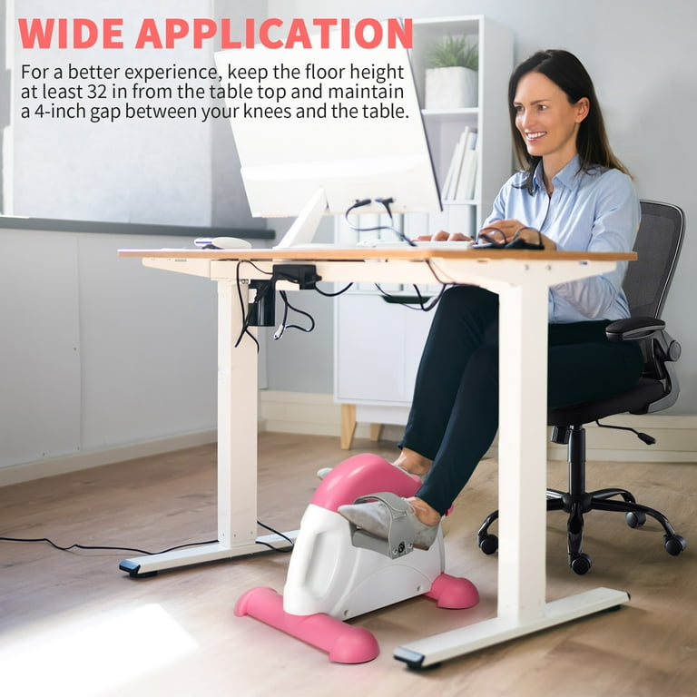 Confidence fitness folding exercise bike with desk sale