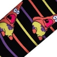 thumbnail image 4 of Cool Socks, Men's Funny Novelty Socks, Surprised Patrick Stripes Crew, Adult, 4 of 5