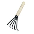 thumbnail image 5 of Garden Guru Hand Rake Cultivator Claw Soil Tiller - Military Grade Steel - Rust Resistant - 5 Tine Japanese Ninja Claw - Comfortable Wood Handle - Perfect Pulverized and Aerated Soil (4 Pack), 5 of 6