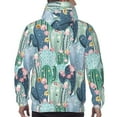 thumbnail image 5 of Hoodies for Men - cartoon Cactus blooming Long Sleeve Comfrt Men'S Fashion Hoodies & Sweatshirts, Sweatshirts for Men Hoodies Pullover Clothing Clothes with Pouch, 5 of 7