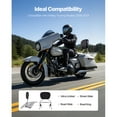 thumbnail image 6 of KFFKFF Motorcycle Backrest Sissy Bar with Luggage Rack, Compatible with Touring Models 2009-2024 Street Glide, Road Glide, and Road King, Detachable Passenger Backrest for Motorcycles, 6 of 9