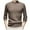 Coffee, variant on cfhntfmh Mens Crewneck Sweaters Winter Warm Fleece Long Sleeve Mock Neck Base Layer Pullovers Slim Thermal Knit Sweaters