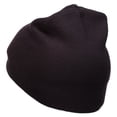 thumbnail image 2 of Jewish Star of David Embroidered Short Beanie - Dk Brown OSFM, 2 of 5
