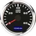 thumbnail image 1 of 52mm Pointer Tachometer 0-3000/ 4000 RPM With LCD Hour Meter For Car Boat Yacht Waterproof Tachometer Gauge With Red Backlight ,Easy to Calibrate, 1 of 7