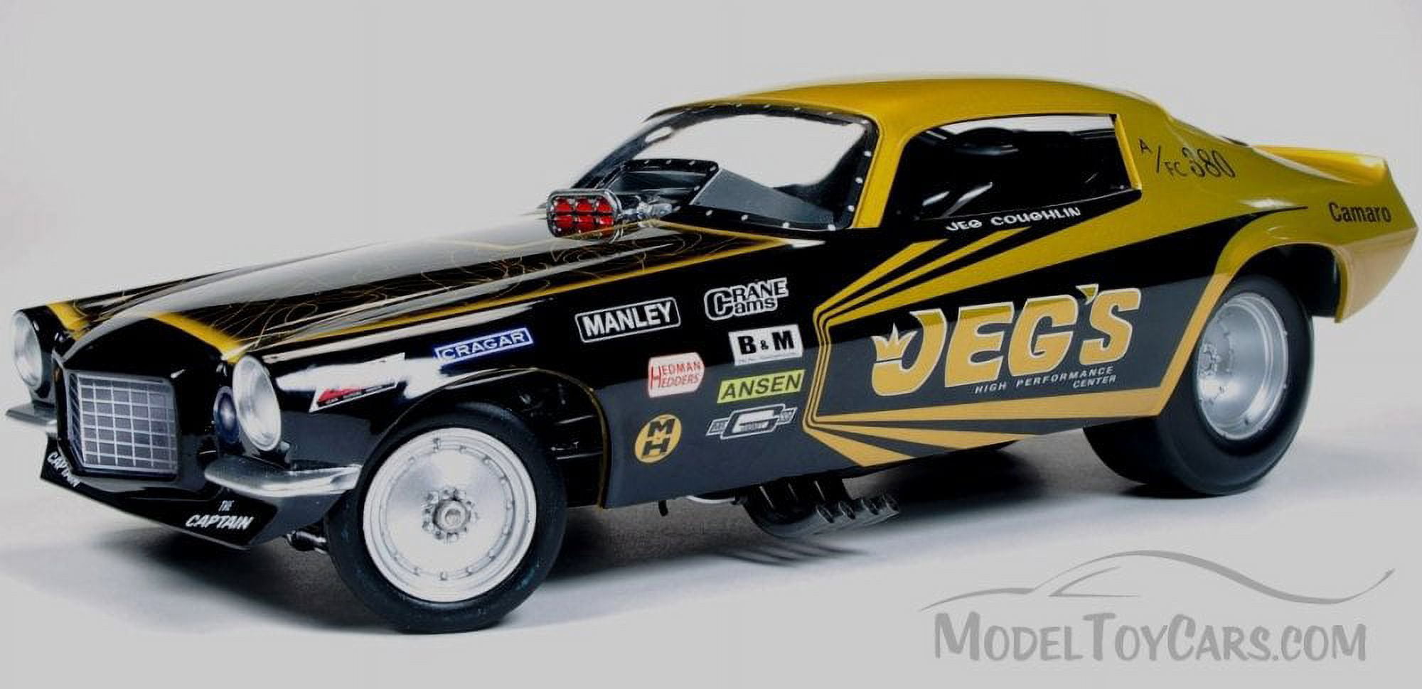 Autoworld AW1160 1970s Jeg Coughlin Chevrolet Camaro NHRA Funny Car Limited  to 1500 Piece 1-18 Model Car