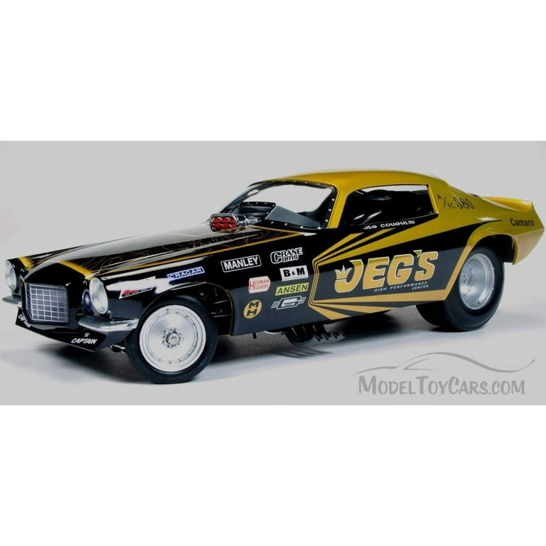 Autoworld AW1160 1970s Jeg Coughlin Chevrolet Camaro NHRA Funny Car Limited  to 1500 Piece 1-18 Model Car