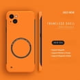 thumbnail image 2 of Hard PC Frameless Magnetic Phone Case For iPhone 14 Pro Max 13 12 11 Pro Mini 15 14 Plus Magsafe Matte Thin Cover, 2 of 5