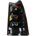 thumbnail image 2 of For GMC Sierra 1500 2002 2003 Tail Light Driver Side | Amber, Clear & Red Lens | Fleetside | Chrome | Replacement For GM2800173, GM2800135 | 05978235, 1053823, 2 of 3