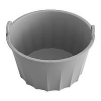 Dusknt Round Cooker Liner Grade Reusable Non Stick Heat with Handle Dishwasher Round Slow Cooker Liner Kitchenslow Cooker Silicone Liner Grey