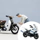 thumbnail image 5 of Modelo de motocicleta en miniatura 1/64, aleación, mini motocicleta, simulación, para micro Estilo B, 5 of 7