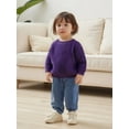 thumbnail image 6 of Miaouyo Kids Baby Boys Girls Knit Fall Sweater 0 3 6 9 12 18 24 Months 2T 3T 4T 5T Fashionable Versatile Solid Color Crew Neck Long Sleeve Tops, 6 of 9