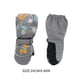 thumbnail image 5 of Ounissouiy 6 pares de manoplas impermeables para niños, dibujos animados cálidos, equipo deportivo de conejito, suministros de esquí, patrones, Suministros térmicos gris M, 5 of 6