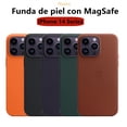 thumbnail image 2 of Funda de piel con MagSafe para el iPhone 14 Pro Max plus 14Pro Capa Leather Case, 2 of 4