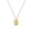 Gold Letter B, variant on PAURO Bubble Letter Necklace Gold Plated Women Initial Balloon Pendant Stainless Steel Personalized Statement Alphabet Charm Cute Name Dainty Jewelry Gold Letter O