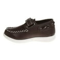 thumbnail image 3 of Sail Ship Toddler Boys Faux Leather Boat Shoes - Brown, 1, 3 of 7