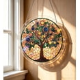 thumbnail image 5 of Acrylic Jigsaw Puzzle Suncatcher, Suncatcher Puzzle, 83 Pieces Acrylic Puzzle Window Hanging, Colorful Stained Glass Acrylic Sun Catcher Decor, for Women Mom, 5 of 8