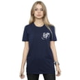 thumbnail image 2 of Harry Potter Womens Logo Pocket Cotton Boyfriend T-Shirt, 2 of 3