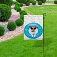 thumbnail image 4 of SKYSONIC Dog Sunbathing with Air Mattress Double-Sided Printed Garden House Sports Flag 28x40in Polyester Decorative Flags for Courtyard Garden Flowerpot, 4 of 6