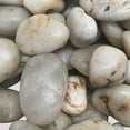 thumbnail image 3 of Decorative Rocks, 5 lbs Polished River Rocks, Pebbles In net Bag by Royal Imports for Aquariums, Vase Fillers, Landscaping and Home Decor - White, 3 of 7