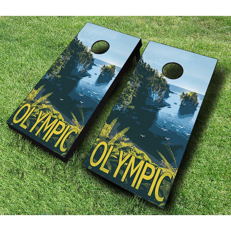 AJJ Cornhole Olympic National Park Cornhole Set