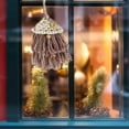 thumbnail image 4 of Xihbxyly Colgante de Pared Navideño Bohemio, Colgante de Papá Noel Tejido a Mano En Macramé con Borlas de Cuentas de Madera, Acogedora Decoración Invernal, Versátil para Puertas y Ventanas, Ideal par, 4 of 6