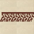 thumbnail image 1 of Ahgly Company Indoor Square Patterned Moccasin Beige Area Rugs, 5' Square, 1 of 6