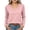 Pink, variant on Hurxie Womens Shirts Long Sleeve Tops V Neck Casual Basic Tee Fall Outfits Breathable Comfort Fabric, Versatile Solid Top Navy,M