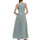 thumbnail image 3 of Lucakuins - Vestido de verano para mujer, sin mangas, sin mangas, informal, de talla grande, con cuello redondo, minivestido de verano, ajuste holgadonea A, vestido de fiesta, playa, bohemio Lucakuins moda, 3 of 4