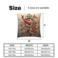 thumbnail image 5 of Fish Stylish Velvet Throw Pillow Covers Set of 2 with Unique Patterns for Bed Pillow - 16x16, 18x18, 20x20 Inches for Various Occasions, 5 of 6