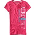 thumbnail image 1 of Aeropostale - Camiseta gráfica para mujer Aero Athletic Division #87, rosa, XS, 1 of 1