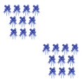thumbnail image 1 of Guardoinrt 10 Pack Bow Pull Decor Multi-colors Festive Packing Hand-Pulled Flower Rose/Blue 2Set, 1 of 6