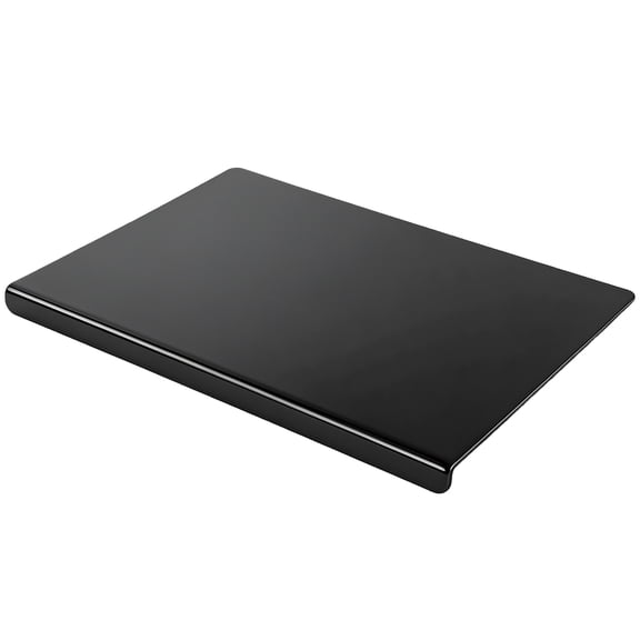 Jiasling 1 Pack Large Black Metal Cutting Board, Non-Slip Countertop Protector for Kitchen